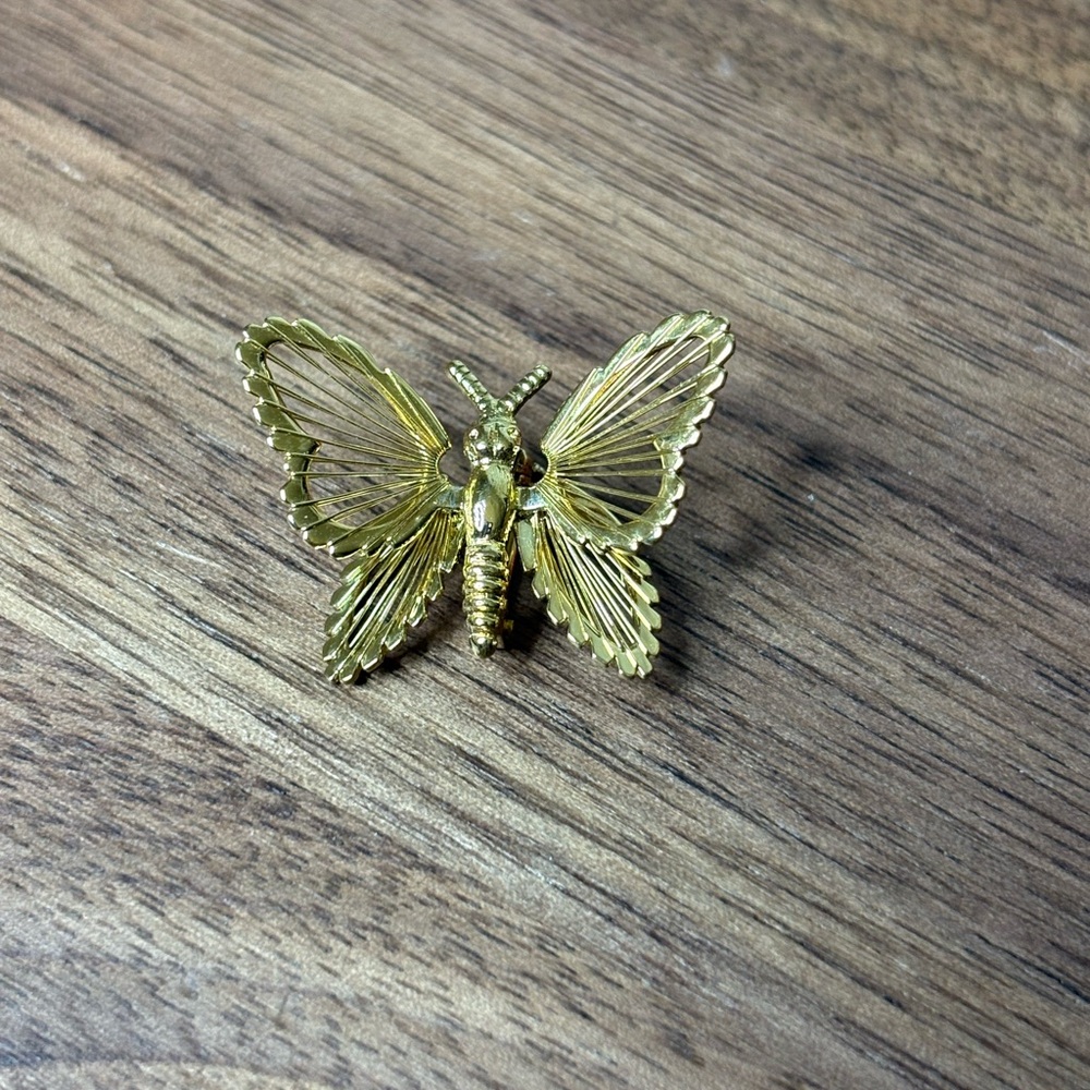 Vintage Monet butterfly pin